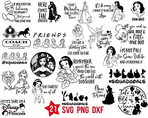 Disney Princess Cricut SVG