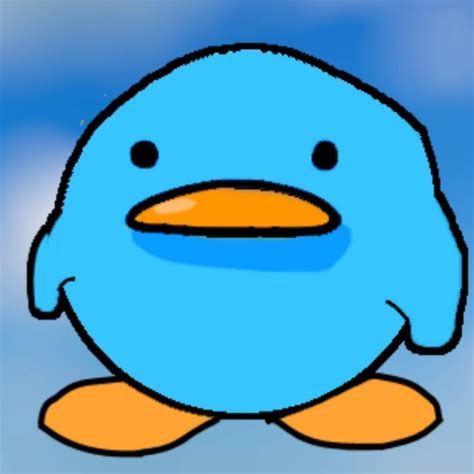 Blue Duck With Teeth Youtube