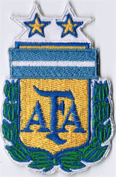 Argentina National Football Team Kit Fifa Soccer Badge Iron On Etsy