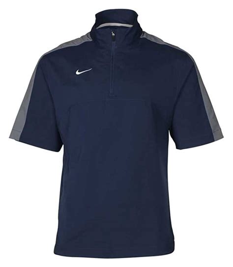 Nike Mens Short Sleeve Training Hot Jacket Athletic Performance Navy