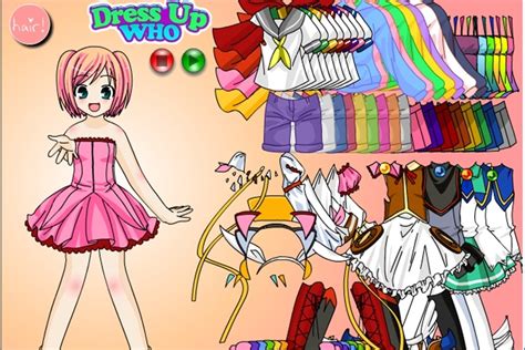 Anime Girl Ink Dress Up Game Play Free Girl Dress Up Games Games Loon