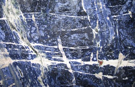 This Lapis Slab Has Deep Blue Tones As Well As Dramatic White Veins