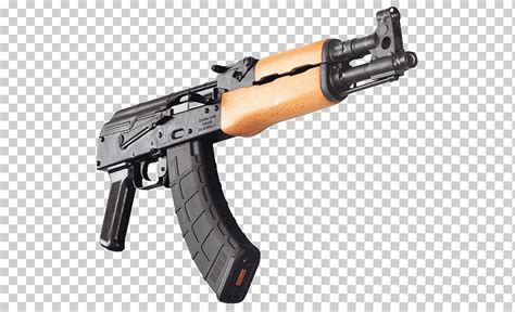 بندقية Ak باللونين الأسود والبرتقالي ، Ak 47 Gun Pistol Firearm 762 ×