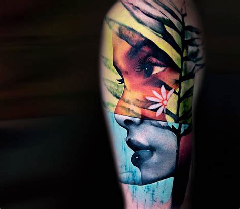 Girl Face Tattoo By Rich Harris Photo 28048