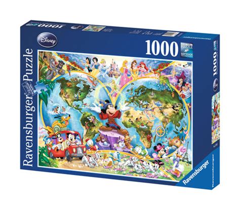 Ravensburger Disney World Map Puzzle 1000 Pieces