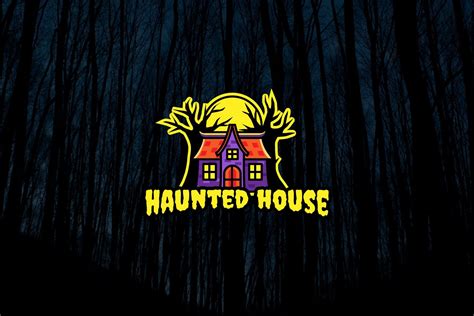 Haunted House Mascot And Esport Logo Haunted House Mascot Logo