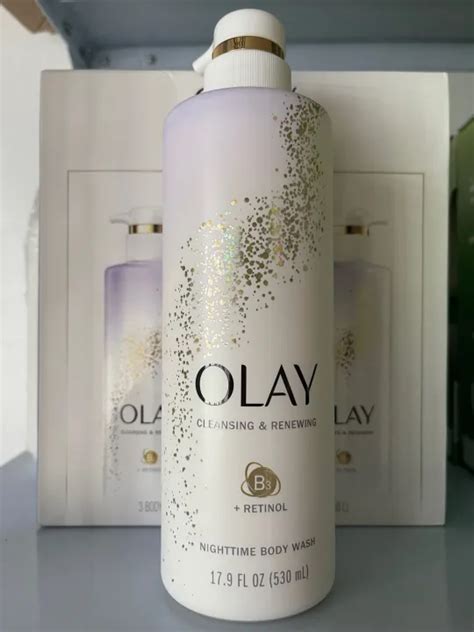 Olay Cleansing And Renewing Nighttime Body Wash With Retinol 530ml