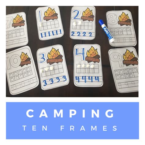 Camping Math And Literacy Centers For Preschool Prek And Kinder