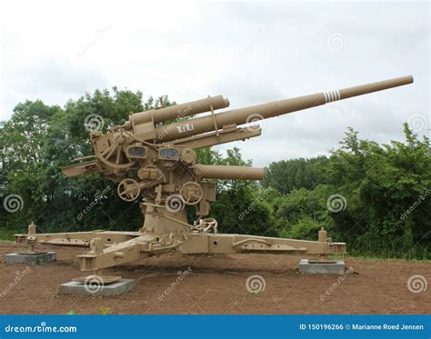 The Ww2 German 88 Mm Cannon Stock Photo Image Of Flak Cannon 150196266