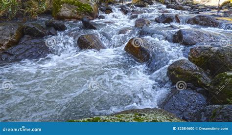 Crystalline Waters Stock Photo Image Of Waterfall Tributary 82584600
