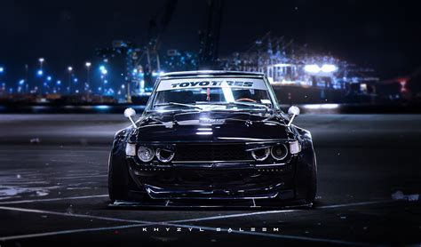 Khyzyl Saleem, Car, Vehicle, Artwork, Toyota, Toyota Celica, Widebody, Toyo Tires