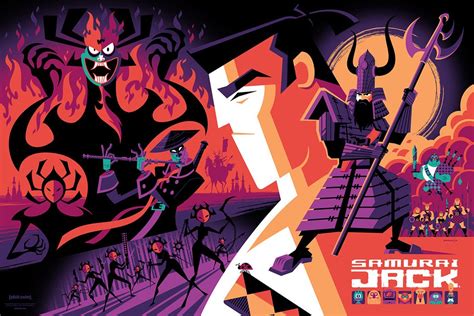 The Blot Says Sdcc 2017 Exclusive Samurai Jack Variant Screen Print