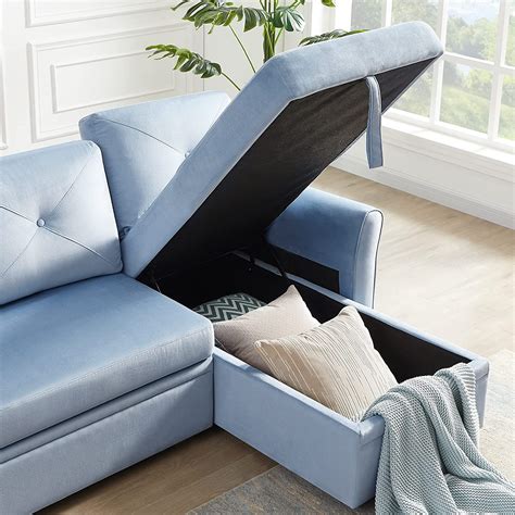 Buy Merax Reversible Sectional Sofa Sleeper Sectional Couch Pull Out
