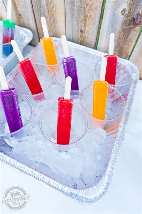 Most wasabi is actually just dyed horseradish. Make a Summer Party Popsicle Bar