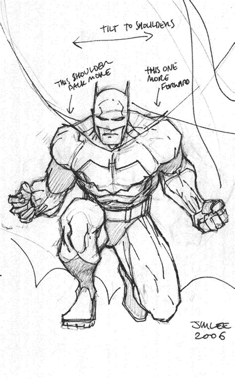 How To Draw Batman By Jim Lee
