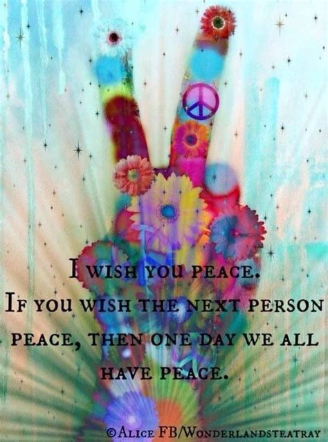 I Wish You Peace Peace Peace Love Happiness