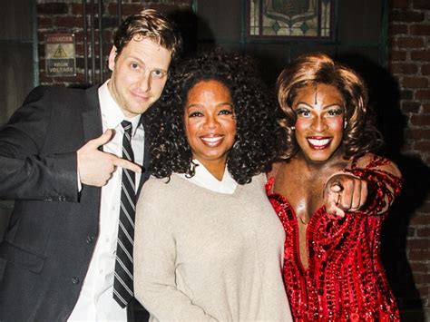 Photos Oprah Winfrey Gets A Kick Out Of Andy Kelso Kyle Taylor Parker And The Cast Of Kinky Boots
