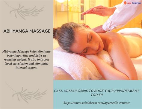 Abhyanga Massage Helps Eliminate Body Impurities And Helps In Reducing