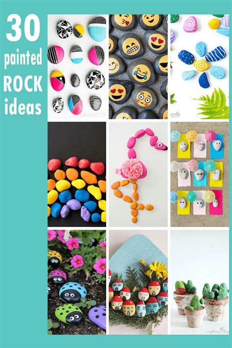 A Roundup Of 30 Awesome Rock Painting Ideas For Kids And Adults