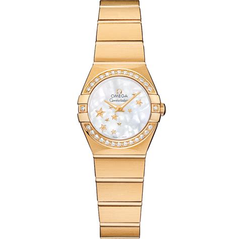 Constellation Yellow Gold Diamonds Watch 123 55 24 60 05 001 Omega Us®
