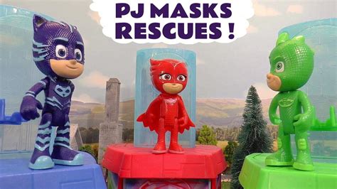 Pj Masks Toys Stories With The Funlings Youtube