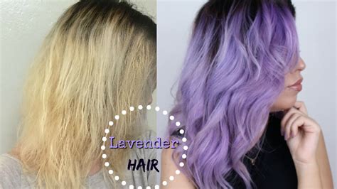 How To Lavender Pastel Hair Color Youtube
