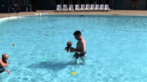 Ben Swimming Lessons With Daddy Youtube