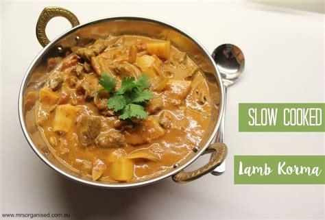 Lamb korma is one of my husband's favourite curries. Slow Cooked Lamb Korma … | Recipe | Lamb korma, Slow ...