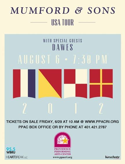 Mumford And Sons With Dawes At The Ppac ~ Monday August 6 2012