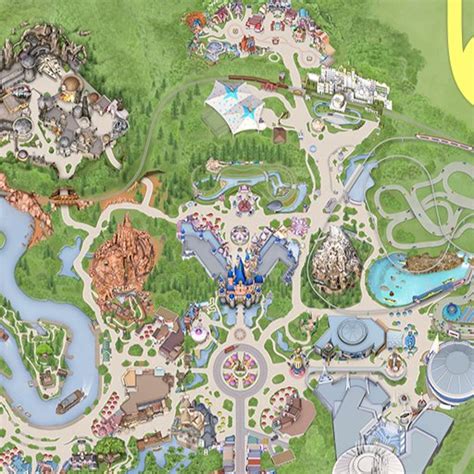 High Resolution Hong Kong Disneyland Map 2019