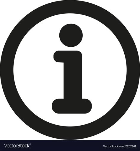 The Information Icon Info And Faq Symbol Flat Vector Image