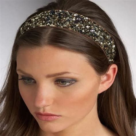 Sequin Headband Modern Elastic Hair Band Rhinestone Sequins Headbands