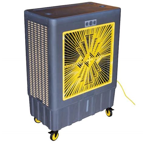 Hessaire Hi Viz Series CFM Speed Portable Evaporative Cooler Swamp Cooler For