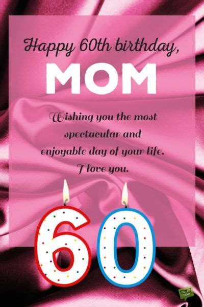 Mother 60th Birthday Quotes Shortquotescc