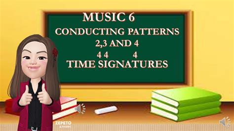 Music 6 Conducting Patterns In 24 34 And 44 Time Signatures L