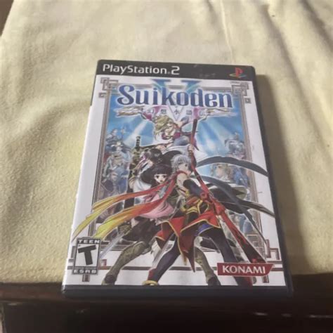 Suikoden V 5 Complete 2006 Authentic Sony Playstation 2 Tested Works