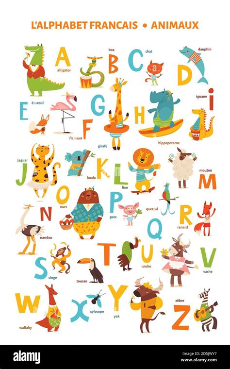 French Alphabet Cut Out Stock Images And Pictures Alamy