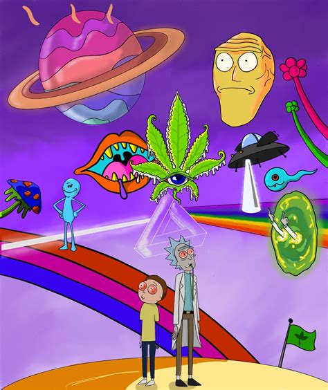 N M Trippy Rick And Morty Rick And Morty Drawing Rick And Morty