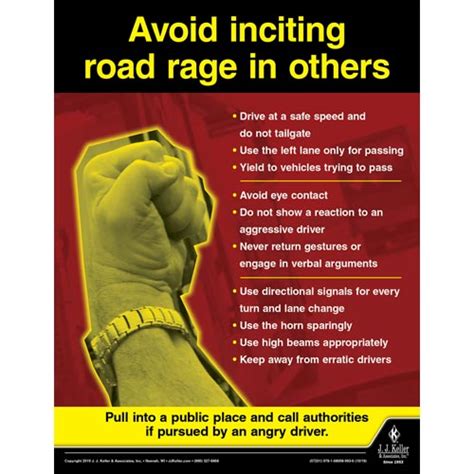 Avoid Inciting Road Rage In Others Transport Safety Risk Poster
