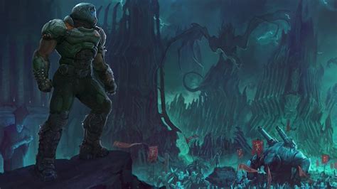 Doom Eternal Bethesda Releases Phenomenal New Art For The Upcoming