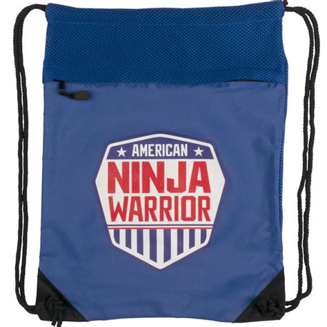 American Ninja Warrior American Ninja Warrior Cinch Bag Backpack Gym