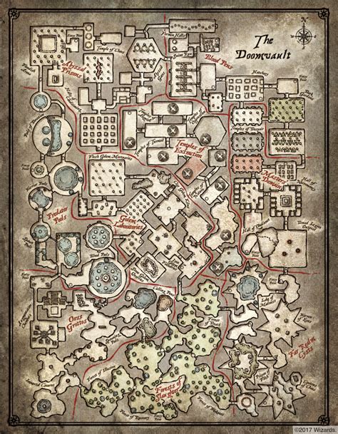 Dungeons And Dragons Mansion Map World Map Atlas