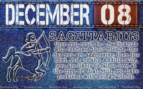 December 8 Zodiac Horoscope Birthday Personality Sunsignsorg