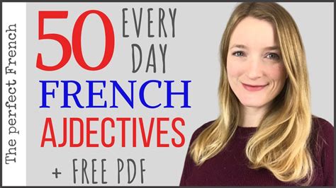 High Level French Adjectives