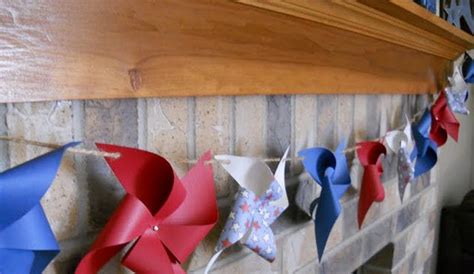 Pinwheel Garland Cute Been Looking For 4th Deco July Crafts Holiday