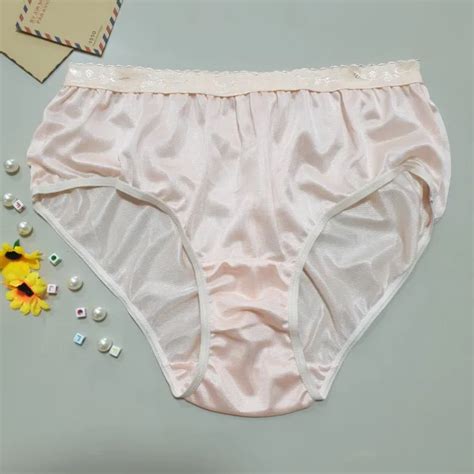 vintage silky nylon panties sheer white bikini granny brief size 9 10 hip 40 50 19 99 picclick