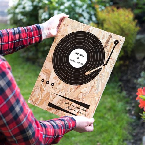 Personalised Record Print Delightful Living