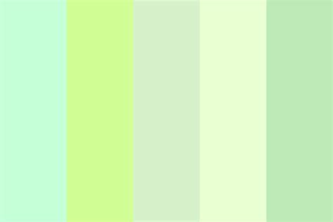 Pastel Green Twist Color Palette