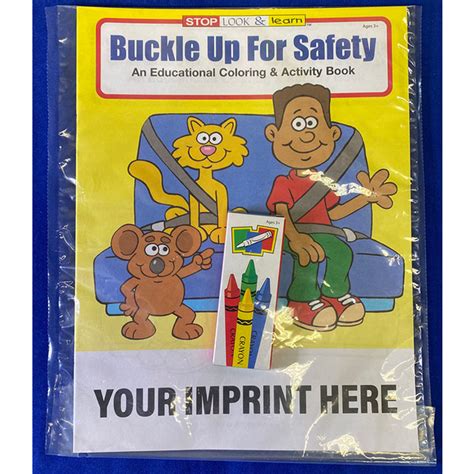 buckle up for safety coloring book fun pack promotions now