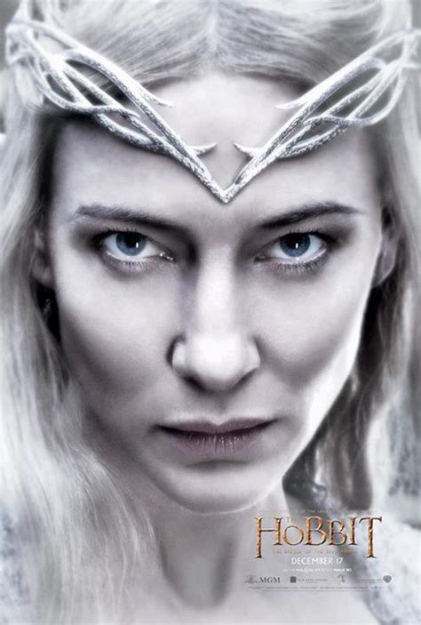 the hobbit the battle of the five armies lady galadriel character poster the hobbit photo